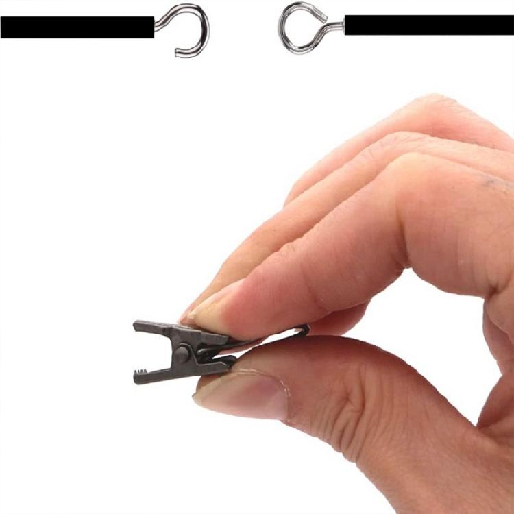 Multipurpose Curtain Wire 6 Meter Length with 10 Pair of Screw Eye and Hooks 10 Clips Set Home and Garden Curtain Decors