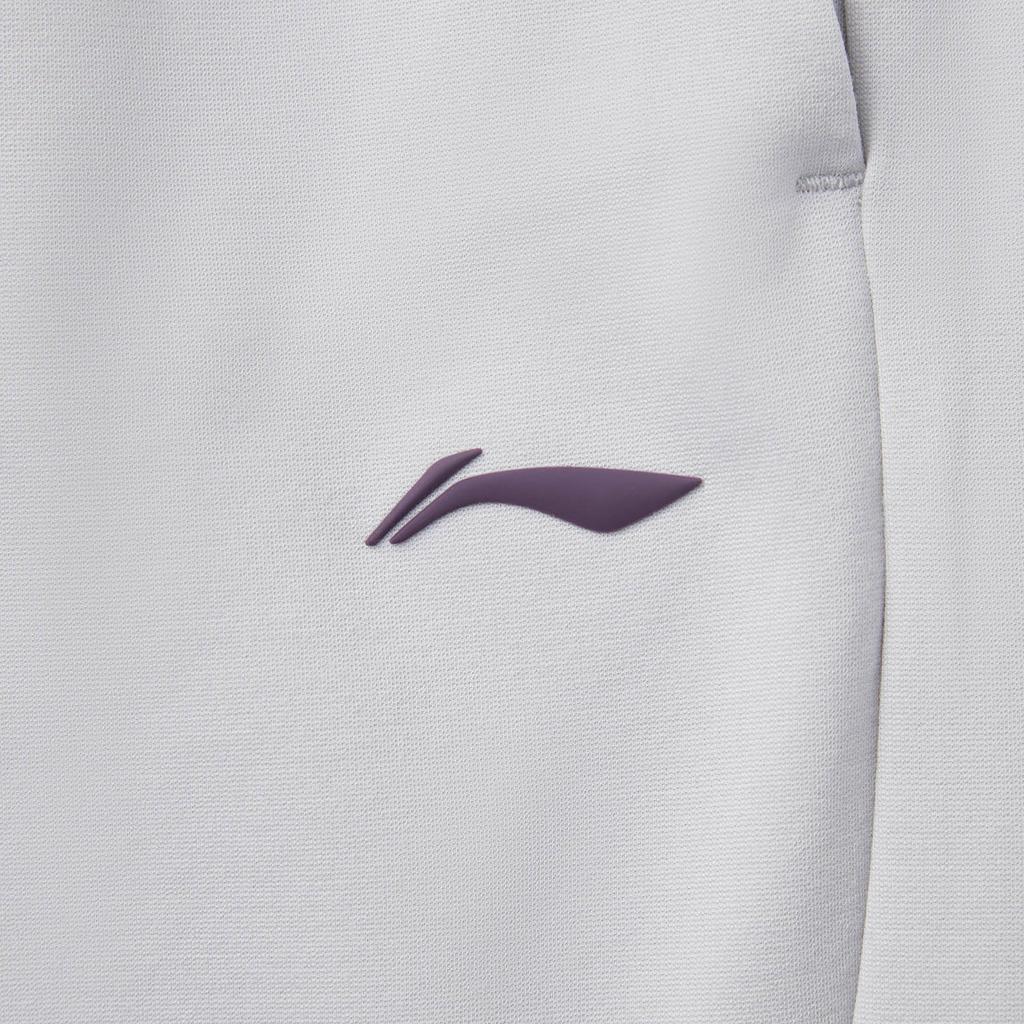 Li-Ning Comfortable Moisture-Wicking Knitted Sports Pants Women bottoms Static-Gray AKLV116-4