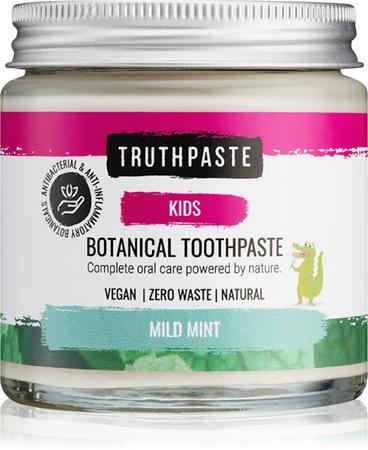 

Truthpaste Kids Mild Mint натуральная зубная паста для детей мятная TU прозрачный