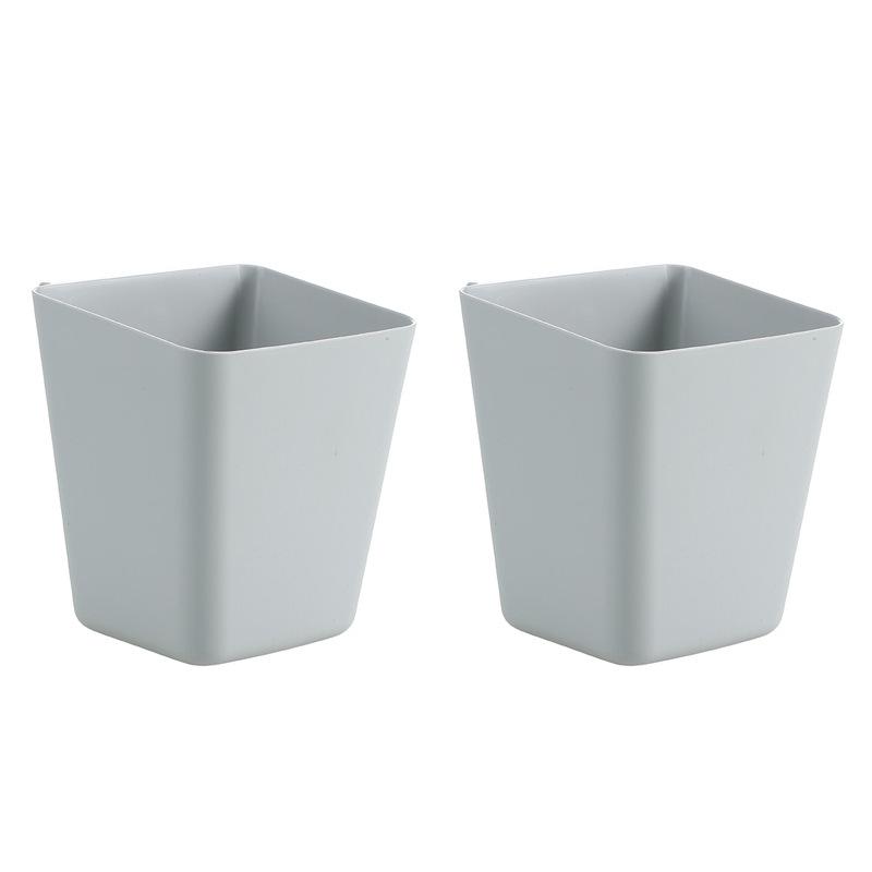 Hängender Schreibtischwagenkorb & Schreibtisch-Organizer für das Wohnheim: Kosmetikwagen, Aufbewahrungsbox, Aufhängerohr, Stifthalter und Aufbewahrungseimer.