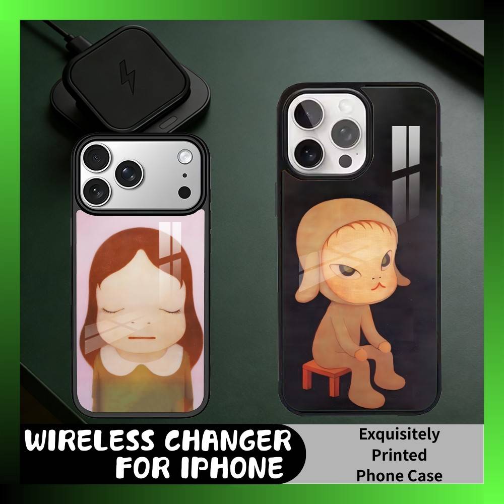 Cute Drawing Art Y-Yoshitomo N-Nara-a Phone Case For iPhone17,16,15,14,13 Plus,Pro Max Magnetic For Magsafe Wireless Charging