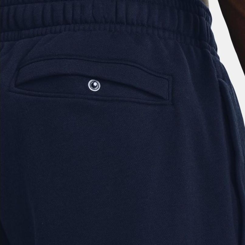 Under Armour Solid Color Letter Print Drawstring Sports Pants Men Bottoms Blue 1373374-408