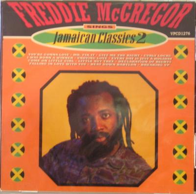 CD FREDDIE MCGREGOR - Sings Jamaican Classics 2 VPCD1276 VP Records 1992 US Reggae, Ska & Dub Used
