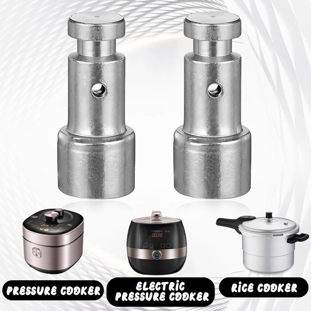 2 Pcs Universal Float Valve Seal for Pressure Cookers Replacement Parts with 6 Sealer Gasket tant Pressure Valve Power Pressures Cooker Accessories