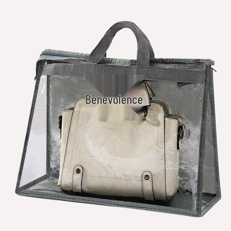 

Clear Storage Organizer Bag - Dust & Moisture-Resistant Pouch Small сірий колір