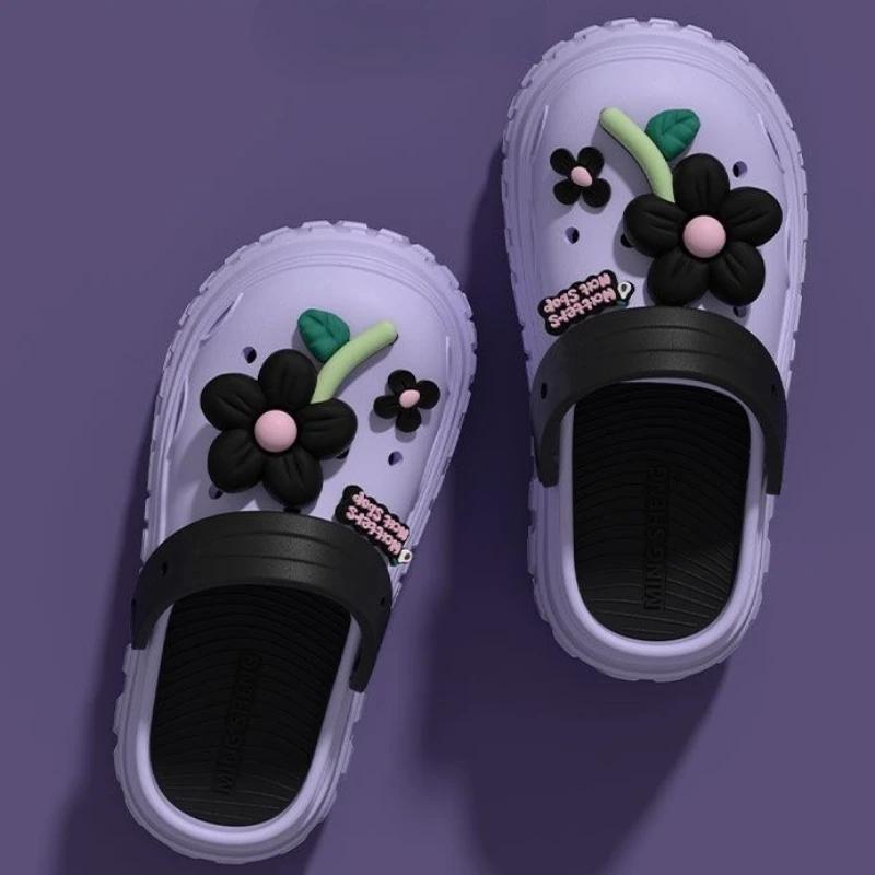 Fashion Slides Height Outside Sandals Korea Style Woman Slippers Non Slip Clappers Summer Footwear Top Designs New 39 Shoes for Women