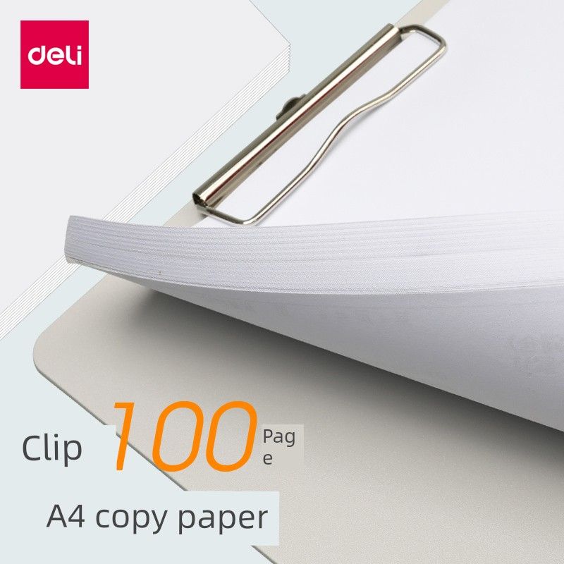 Writing Pad Test Papers for Students Writing Pad Clip Roll Flat Book Clip Paper Material File Ordering Office Supplies Menu Hard Board Pad Exam