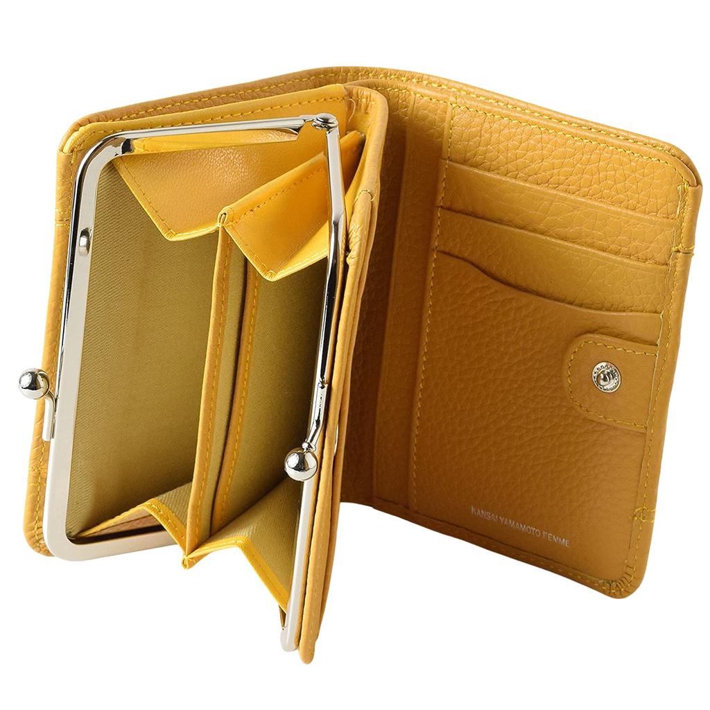 KANSAI YAMAMOTO Wallet Clasp Bifold Kansai Yamamoto (Yamamoto Kansai) Women's MJ-4505 (Yellow)
