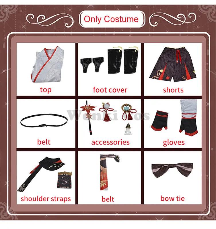 

Костюм для косплея Kazuha, парик, Impact Kazuha Kaedehara, наряды для косплея, костюмы для вечеринок XS