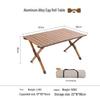 FTLY Aluminum Alloy Roll-Up Camping Table