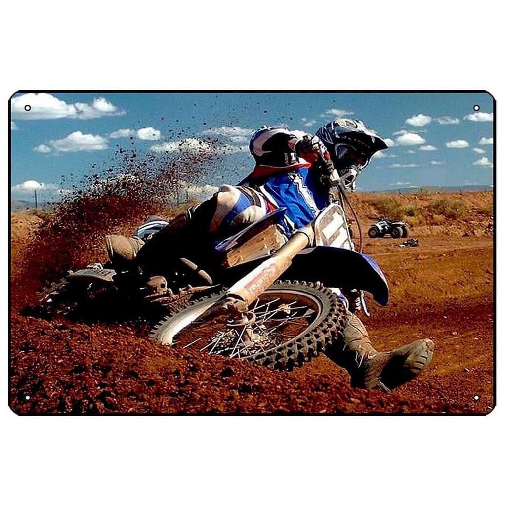 Decor Auto Vintage Metal Signs Tin Sign Motorcycle Racing Funny Poster Decor for Garage Bar Pub Club Man Cave Wall Decoration