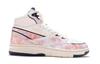 Li Ning 937 Deluxe Hi Leather Cushioning Slip Resistant Abrasion Resistant High Top Basketball Shoes Men's Ecru AGBR079-2