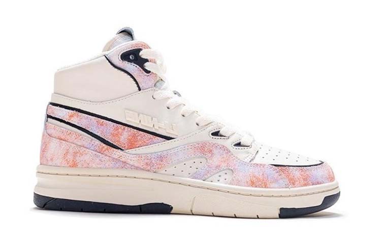 Li Ning 937 Deluxe Hi Leather Cushioning Slip Resistant Abrasion Resistant High Top Basketball Shoes Men's Ecru AGBR079-2