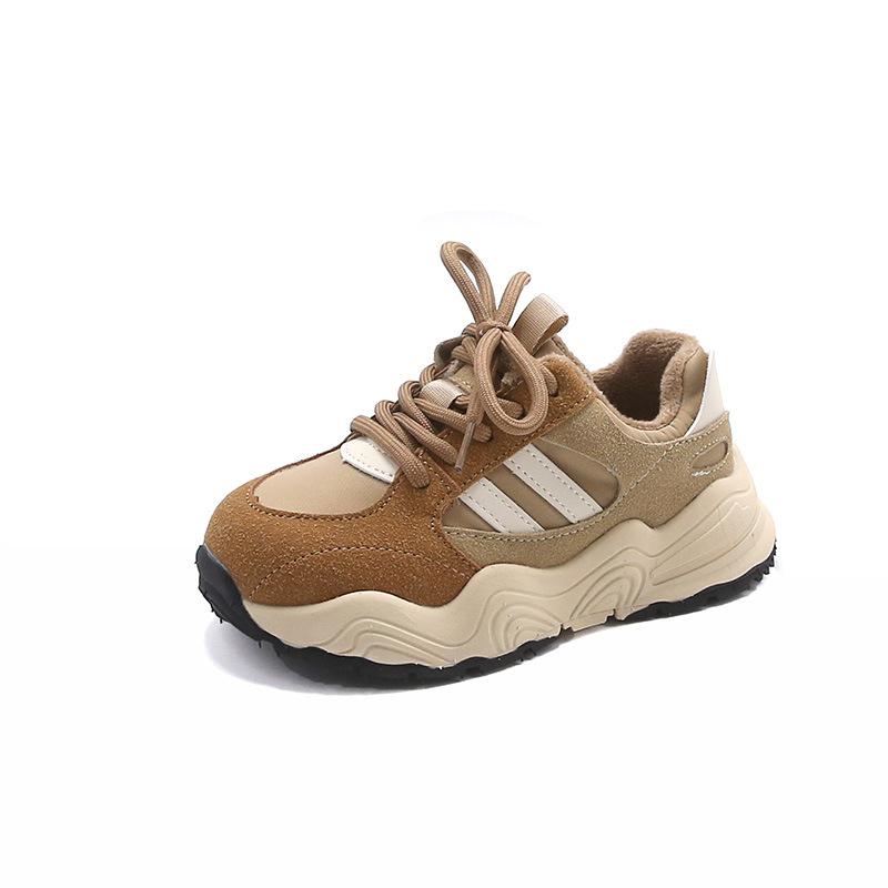 Winter Boys and Girls Plus Velvet Popular Warm Casual Comfortable Soft Sole Sports Shoes
