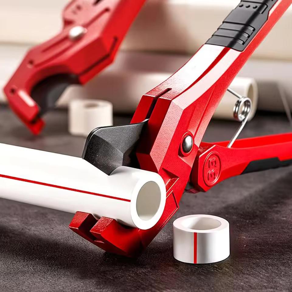 Pipe Cutting Tool PVC PPR Scissors Aluminum Alloy Cutter Cutting Range Ratchet Action For Water Pipe Plumbing Home Repair