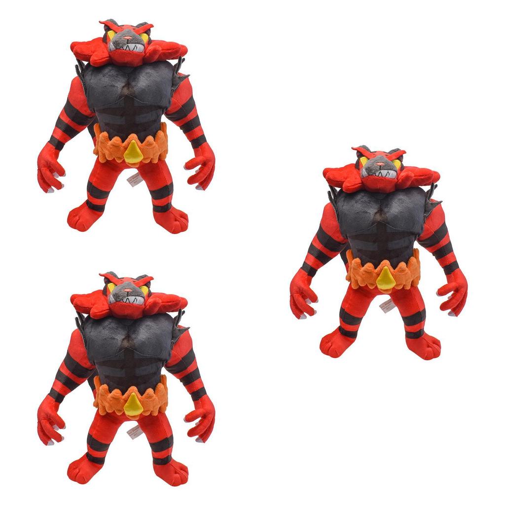 Pokemon Incineroar Plüschtier Spielzeug Super Weich Und Kuschelig Stofftier Für Kinder