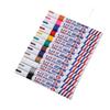 1/8/12Pcs Colored Permanent Paint Pen Colorful Tire White Markers Rubber Car Tyre Tread Markers Pens Waterproof for Metal Rocks