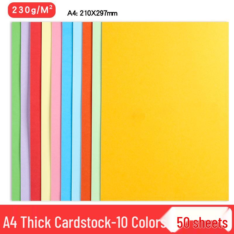 A4 Black & White Thickened Cardstock for Student & Kinder Crafts, 8K/4K/A3 Drawing Paper