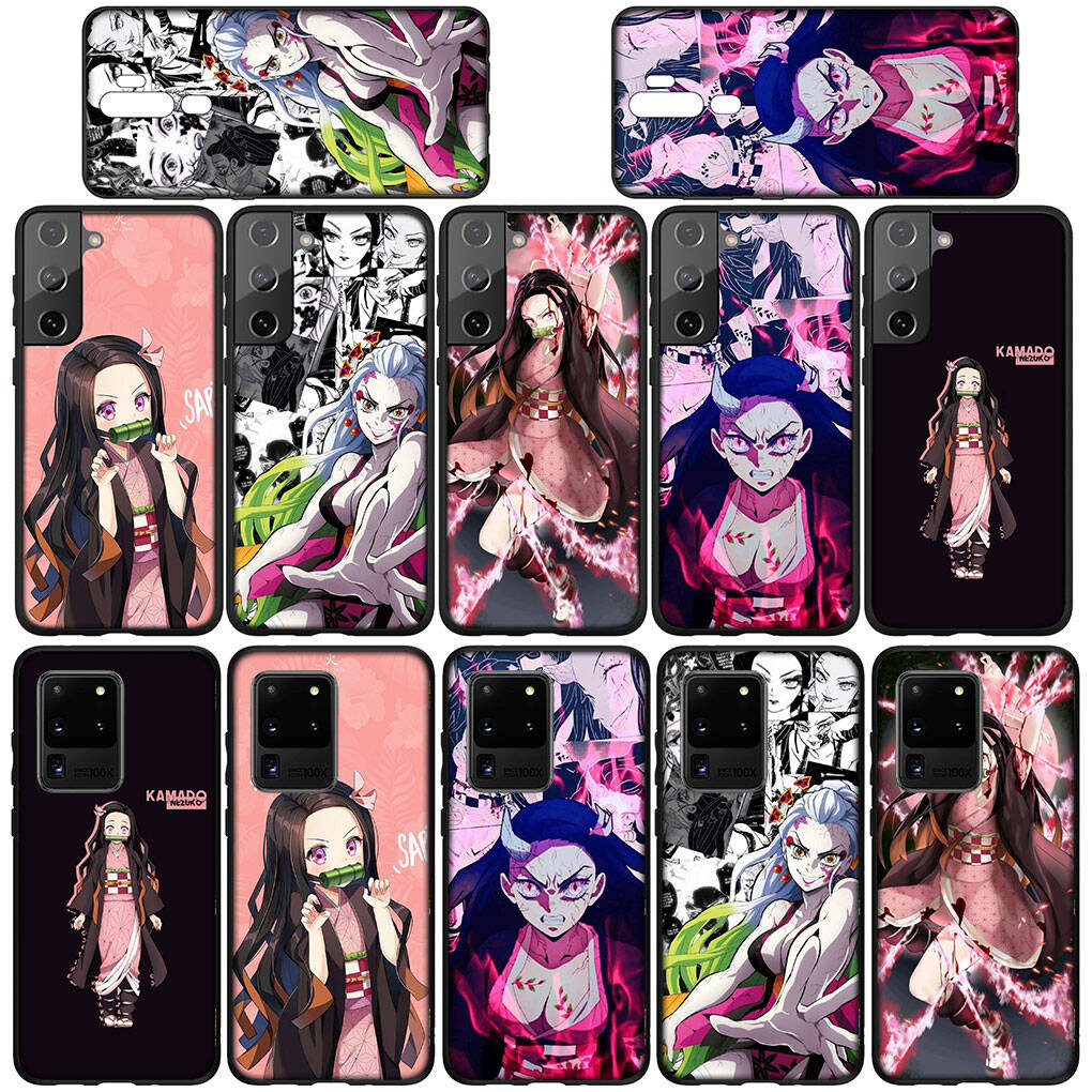 Case for iPhone 17 16 15 Xiaomi Poco F8 F7 X7 X6 M8 C85 C75 C71 Redmi Note 14 13 12 11 Pro Max A3 14C 13C 15C Daki Gyutaro Demon Slayer Nezuko Cover