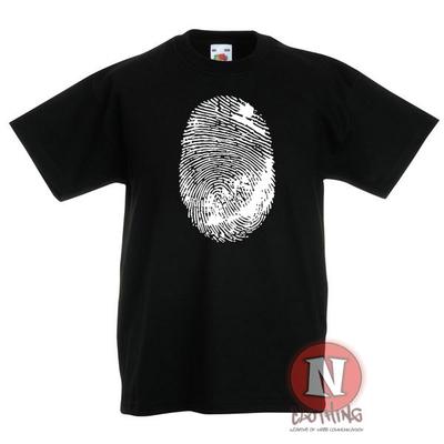 Fingerprint FBI CTU Fun Motif Childrens Kids T-shirt 3-13 Years Printed Design