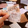 Retro Story Colorful Bean Notebook: 50-Sheet DIY Sticky Notes Paper Book