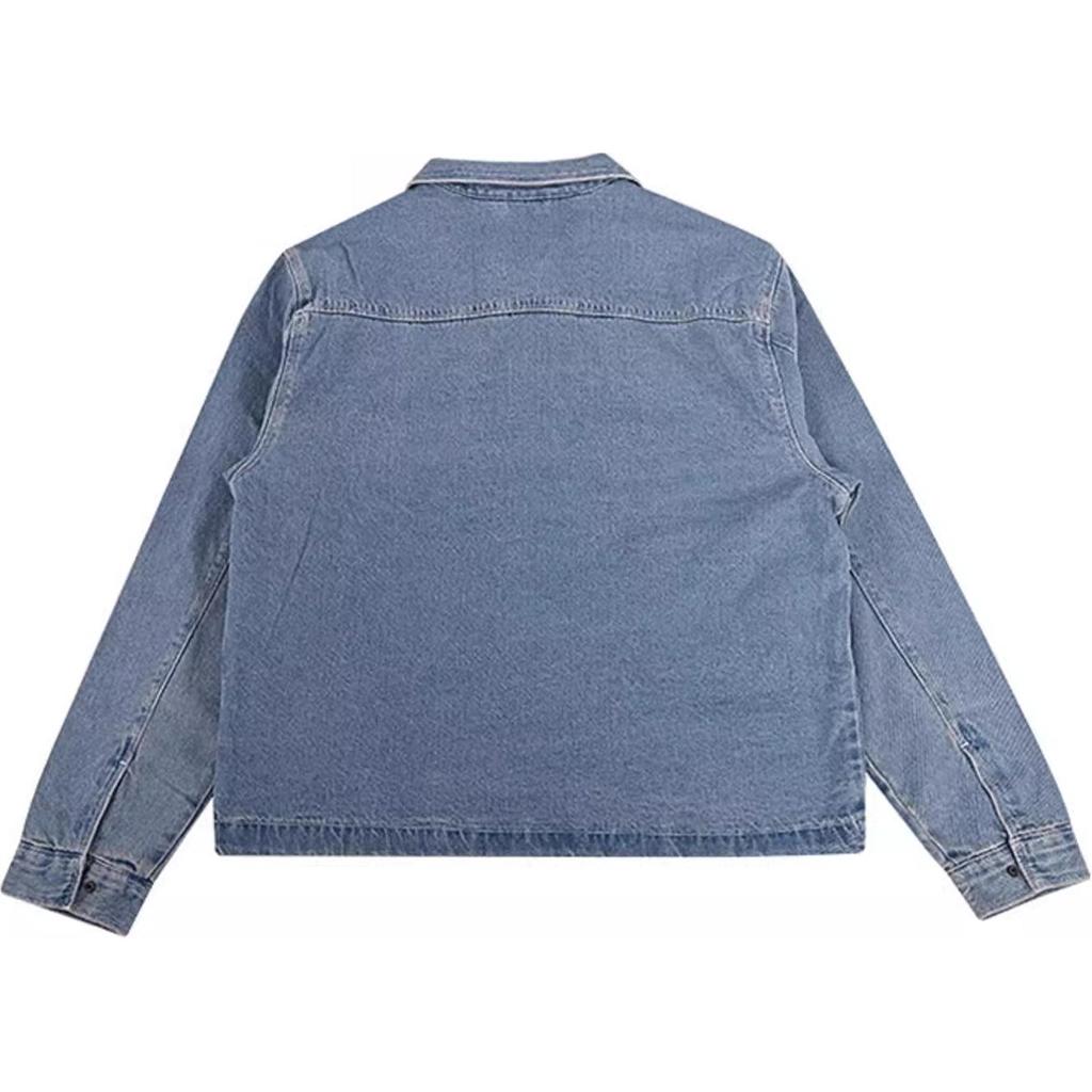 Vans Comfortable Casual Solid Color Polo Jacket Men Jackets Gray Blue VN000KV7CDX