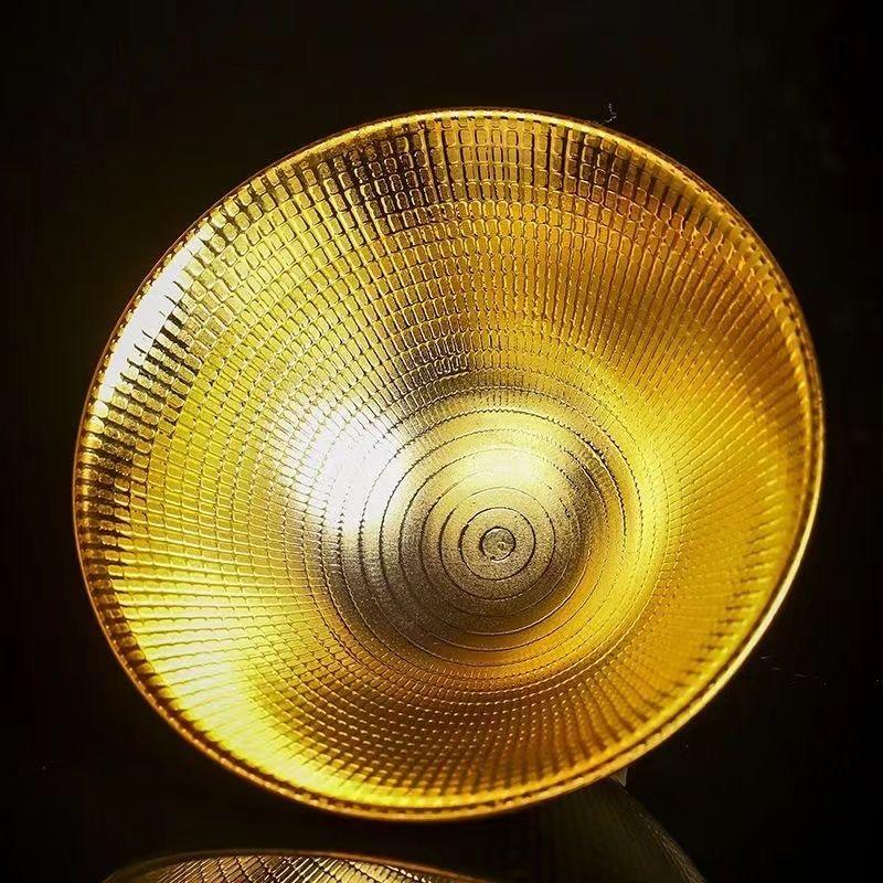 Ceramic Gold Glaze Kung Fu Tea Cup – Handmade Porcelain Small Bowl for Office