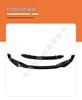 Compatible with 2019-2023 BMW X5 G05 Sport Black Warrior Front Lip Splitter Kit.