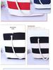 Borsa a Spalla in Corda di Canapa e Tela Super Minimalista Versatile - Ecologica, Design a Strisce da Spiaggia Patchwork