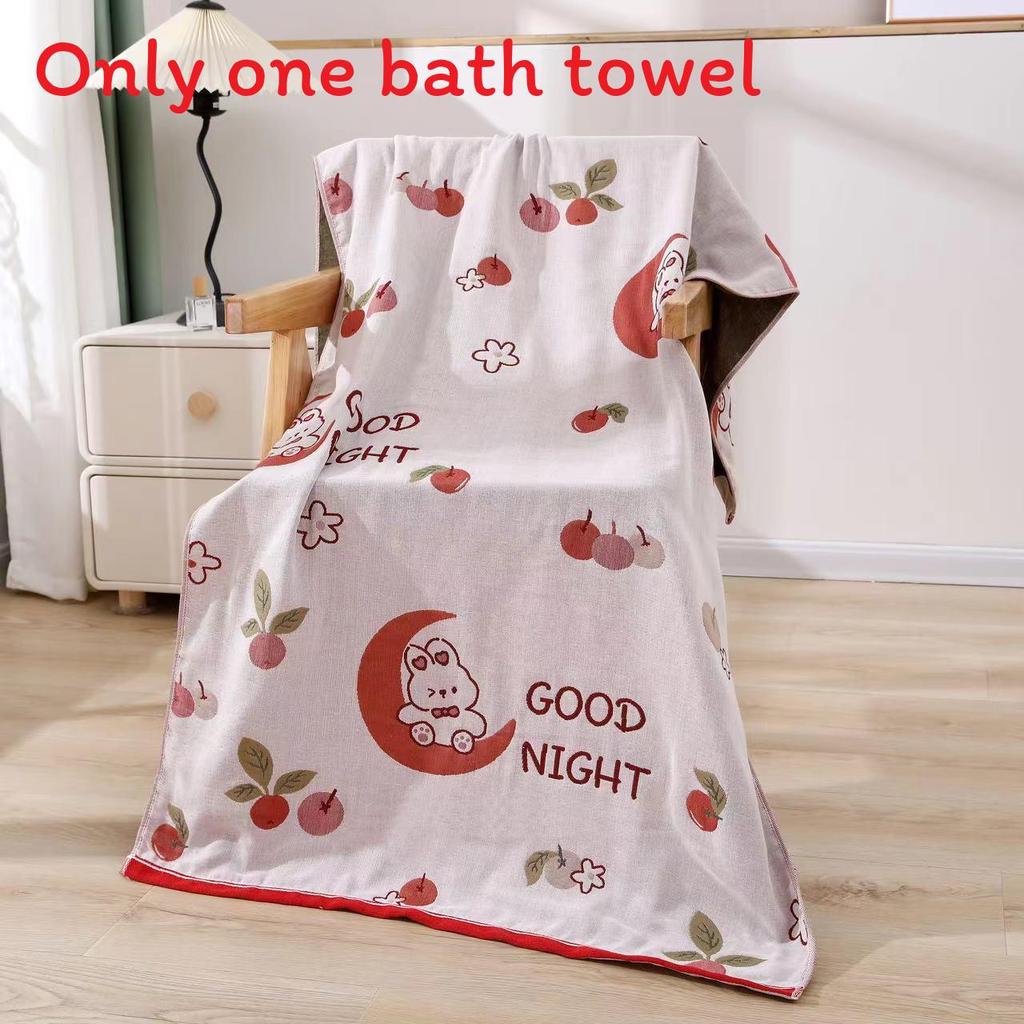 Cotton Bath Towel With Absorbent Quick Dry Fabric For Couples Home Use