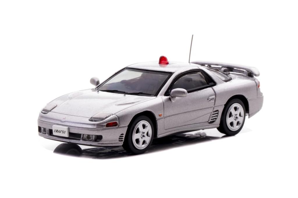Mitsubishi GTO Twin Turbo Shizuoka Prefectural Police Traffic Mobile Unit Vehicle Finished Miniature Car H7640025 RAI'S 1/64 (Z16A) (Undercover,