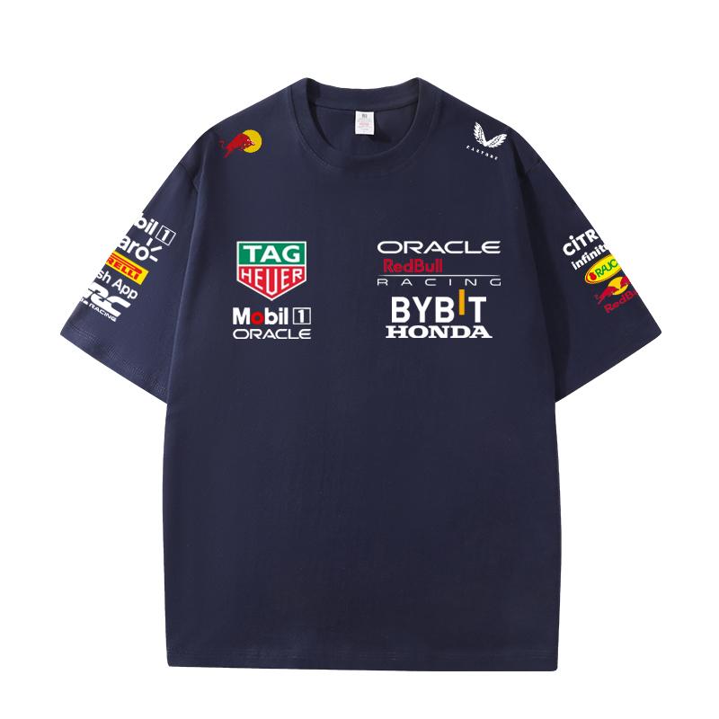 Καλοκαίρι 2026 Φόρμα Αγώνων F1 Red Bull Vestapan Ομάδα Στολή T-shirt Κοντομάνικο T-shirt Στρογγυλή Λαιμόκοψη