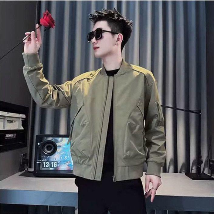 Men's Spring & Autumn Versatile Casual Baseball Jacket - Trendy, Fashionable, Handsome Top
