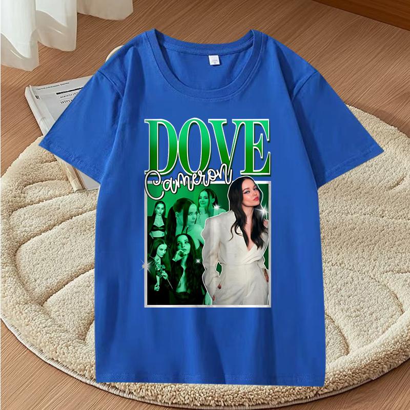 Dove Cameron Y2K Tee Boyfriend T Shirt Unisex Women Oversized 100 Cotton Graphic Short Sleeve Summer Print Unisex Plus Size Tops