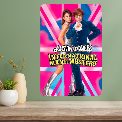 Austin Powers Classic Movie Metal Poster Sign 20x30cm(7.8x11.8inch)