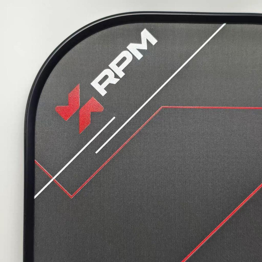 RPM Matte Carbon Pickleball Paddle 14mm/16mm Dual Thickness Thermoformed Pro Tournament Paddle