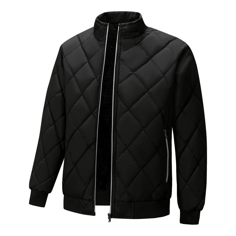 Cappotto Piumino Imbottito da Uomo Versione Coreana Invernale con Collo Alto da Uomo Caldo Imbottito Invernale Cappotto Piumino Imbottito