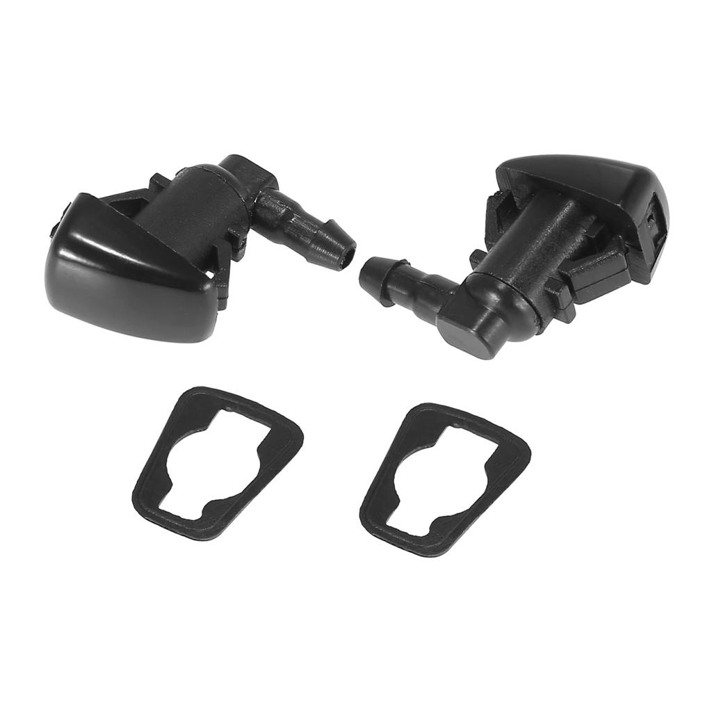 ACROPIX Vindrutetorkare Spolarmunstycke Vindrutetorkare Kompatibel med Chevy Traverse med Slanganslutning, Svart, 7-pack