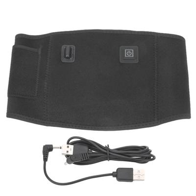 Cinturón Lumbar Calefactor con Soporte para Alivio del Dolor, Almohadilla Lumbar Térmica Recargable