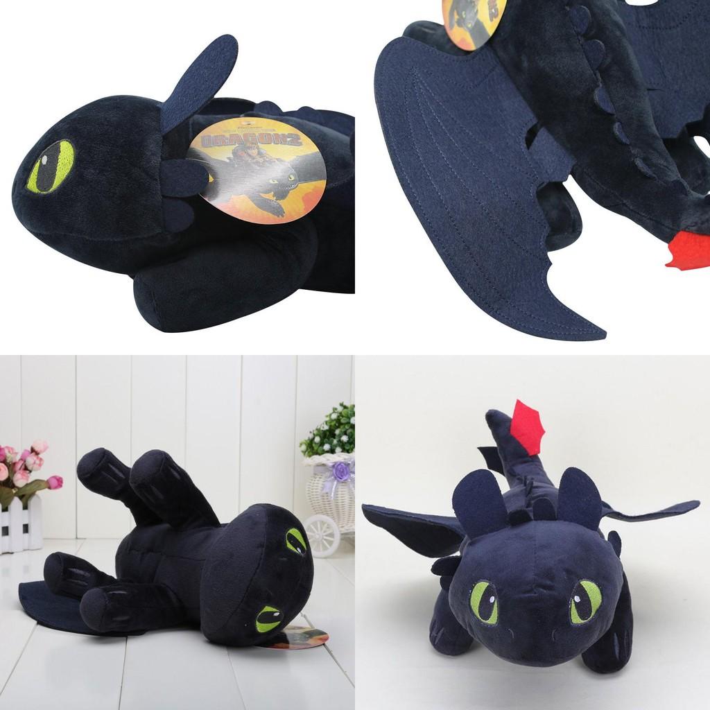 Adorable Toothless Night Fury Stuffed Animal Plush Toy From