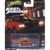 Hot Wheels Fast & Furious 1970 Custom Plymouth Road Runner Toy Car for 3 Year Olds, Orange, JBL87