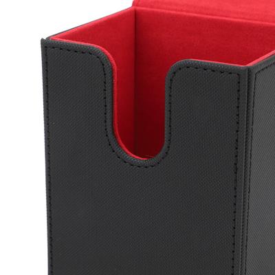 Caixa de Baralho PU Couro Multifuncional Portátil Fecho Magnético Caixa de Armazenamento de Cartas para Mais de