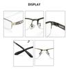Outdoor Shade Anti-UV Half Frame Sun Light-sensitive Farsighted Eyeglasses Square Hyperopia Glasses Magnifier 0 +25 +50 +75 To +600