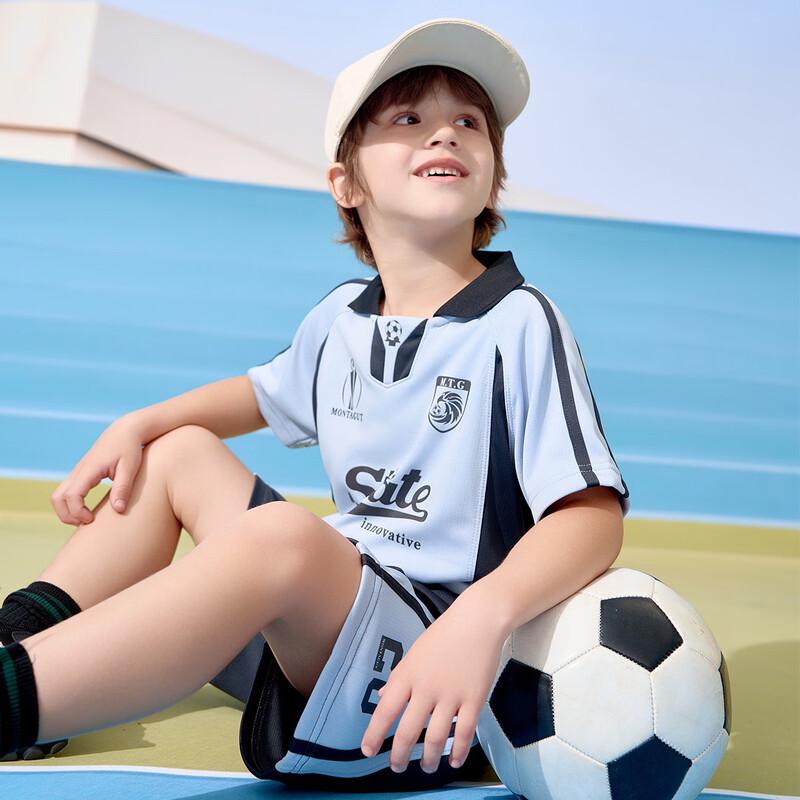 

Boy s Summer Retro Color-Block Sports Set L