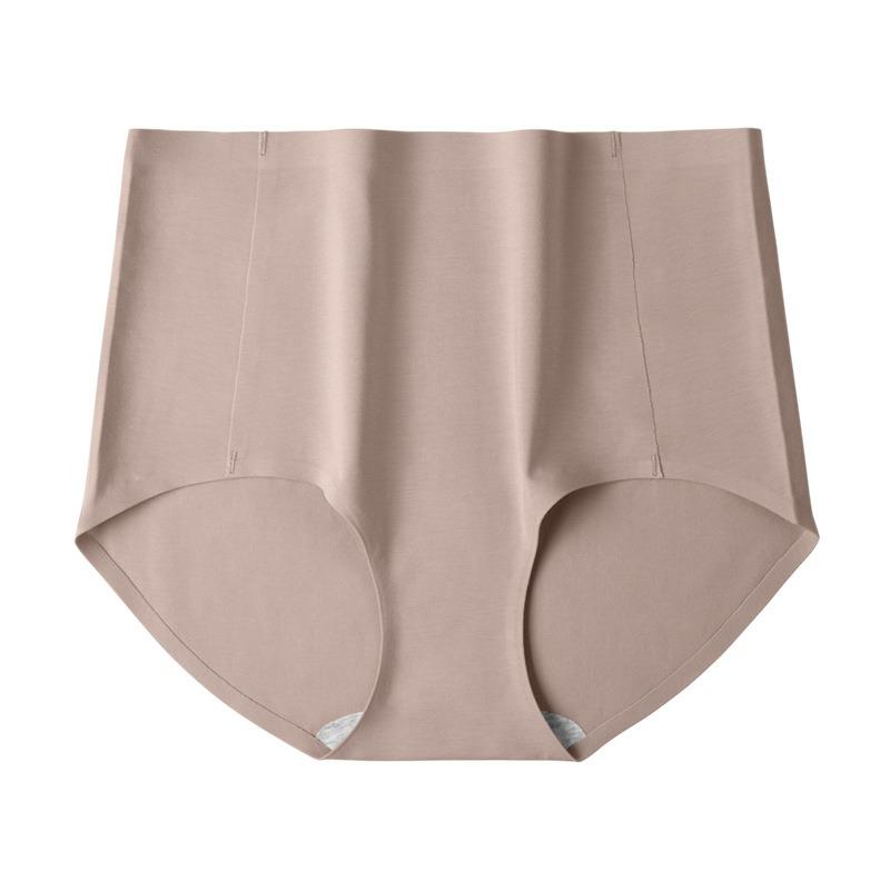 Bragas para Mujer Talla Grande Sin Costuras Cintura Alta 7A Entrepierna Antibacteriana Ropa Interior