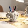 3D-gedruckter Stifthalter, Körperform eines Bodybuilders, Muskulöser Fitness-Schreibtisch-Organizer, Kreative Schreibtischdekoration, Geschenk für Jungen