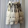 Women's Puffer Vest Casual Sleeveless Stand Collar Down Jacket Winter Warm Zip Up Outerwear with Pockets