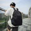 Business Men's PU Backpack Computer Backpack Student Large Capacity Schoolbag