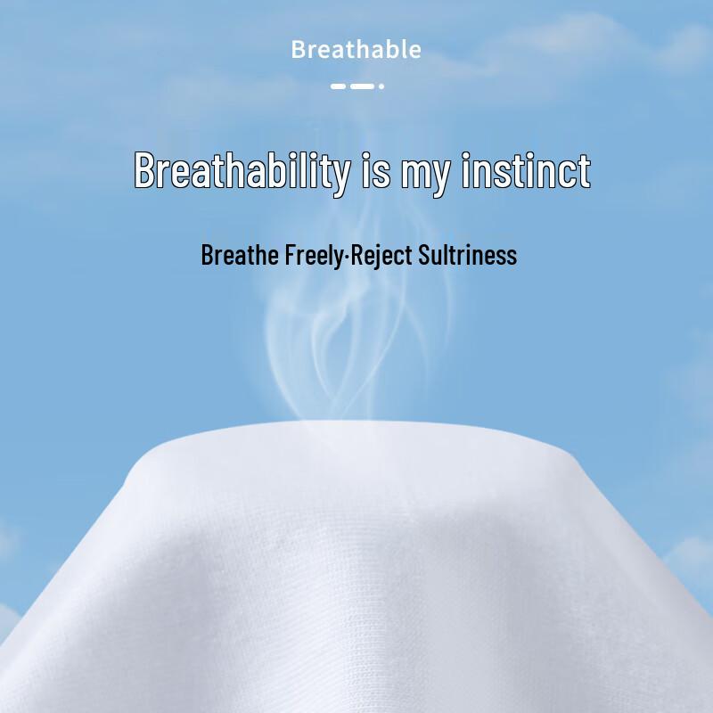 MONTAGUT Men's Pure Cotton Cool & Breathable Short Sleeve T-Shirt