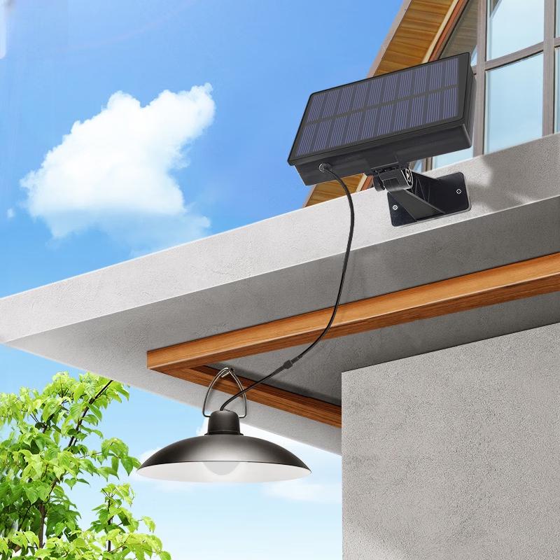 Solar Outdoor Retro Courtyard Chandelier